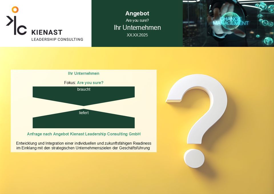 Ihr Bedarf und unser Ansatz