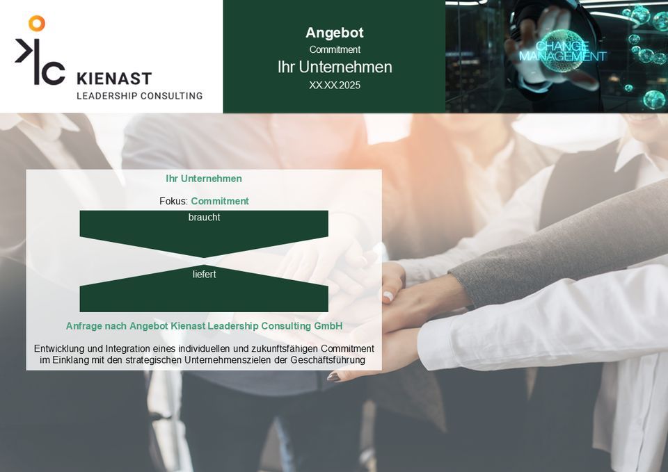 Ihr Bedarf und unser Ansatz