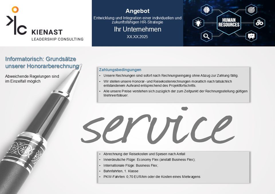Honorargestaltung und Zahlungsmodalitäten