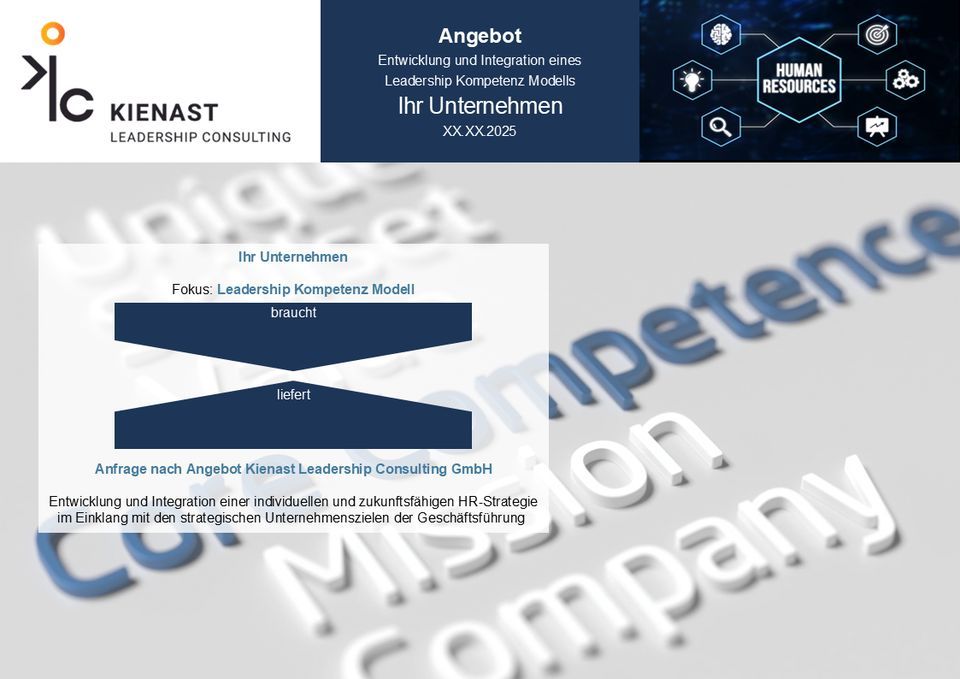 Ihr Bedarf und unser Ansatz