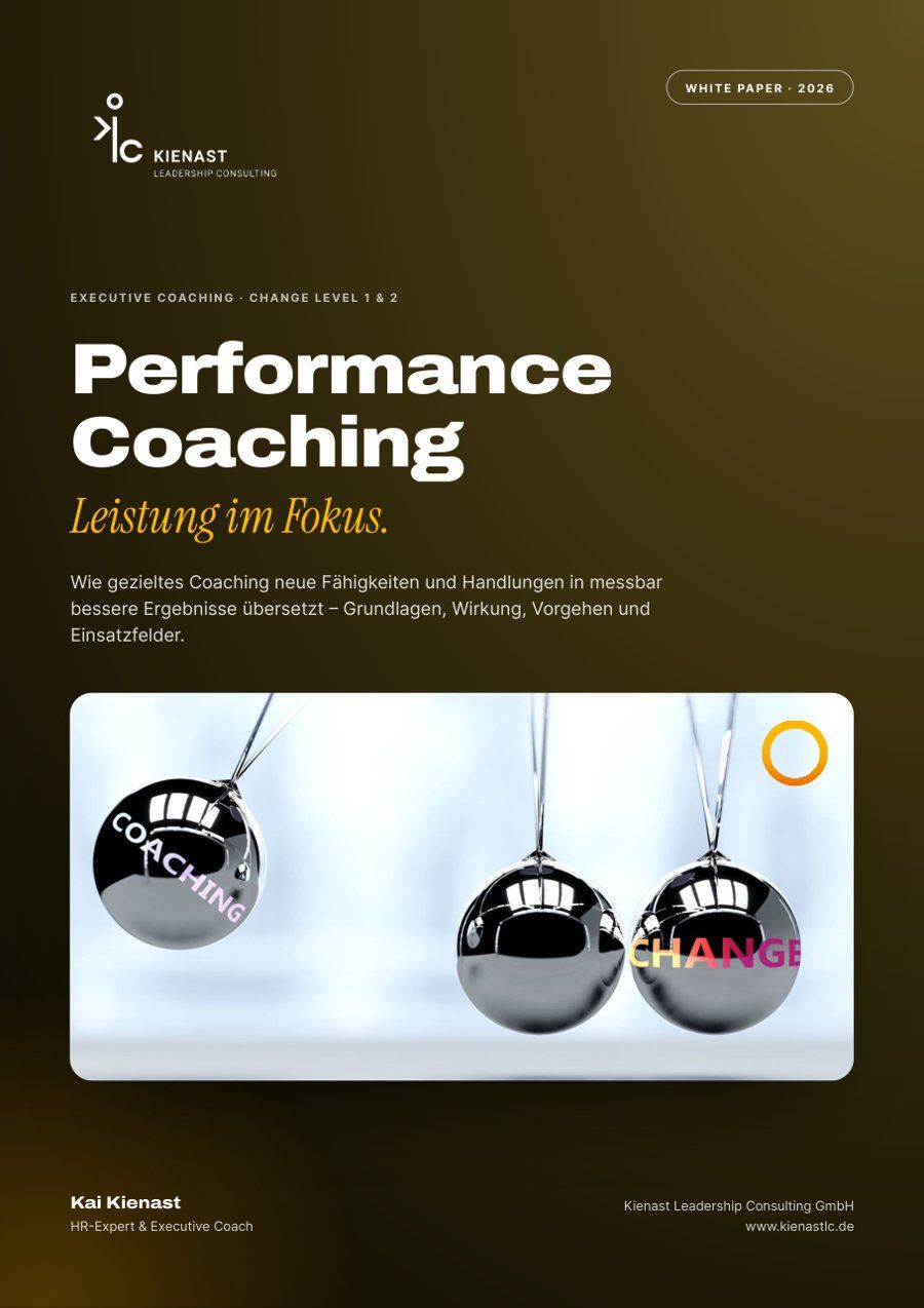 Titelseite des White Papers Performance Coaching
