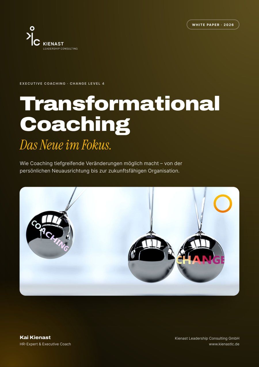 Titelseite des White Papers Transformational Coaching